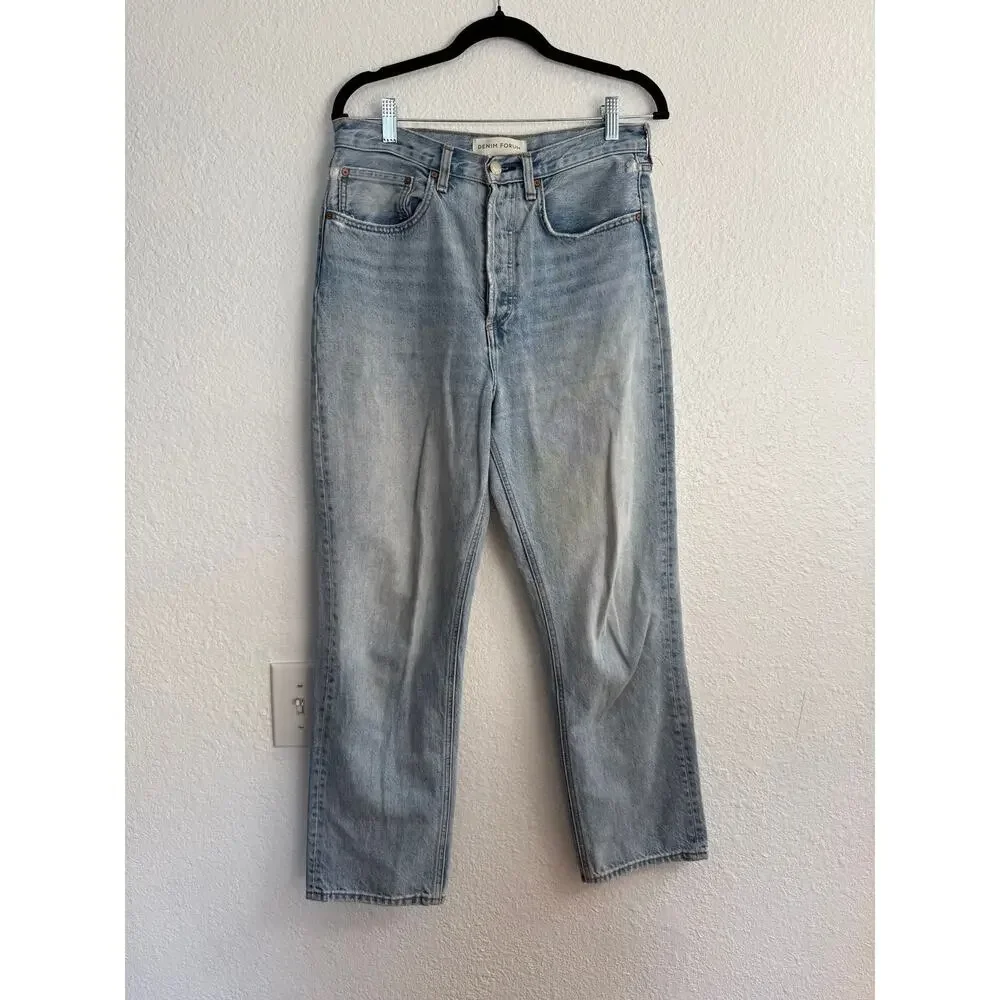 Aritzia Denim Forum 90s Joni High Rise Loose Jeans 28